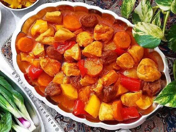تاس کباب مرغ